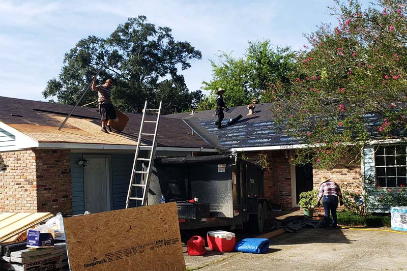 B&H Construction new roof installation