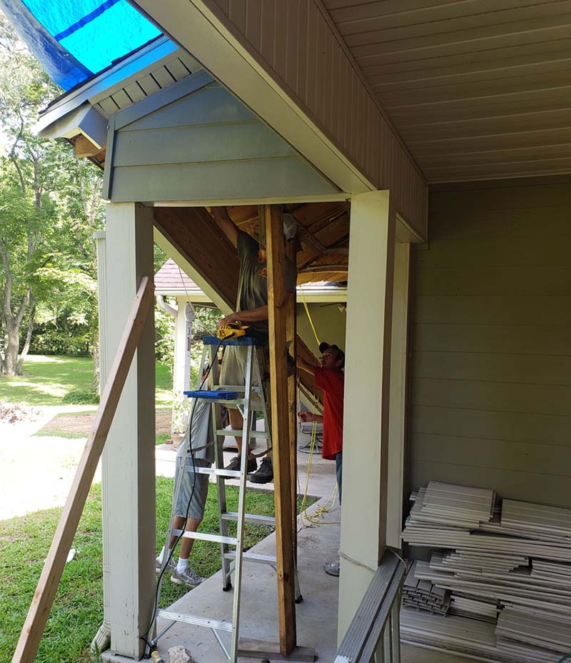 B&H Construction roof leak repair