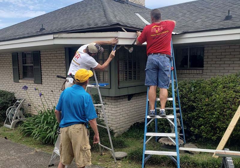 B&H Construction roof leak repair